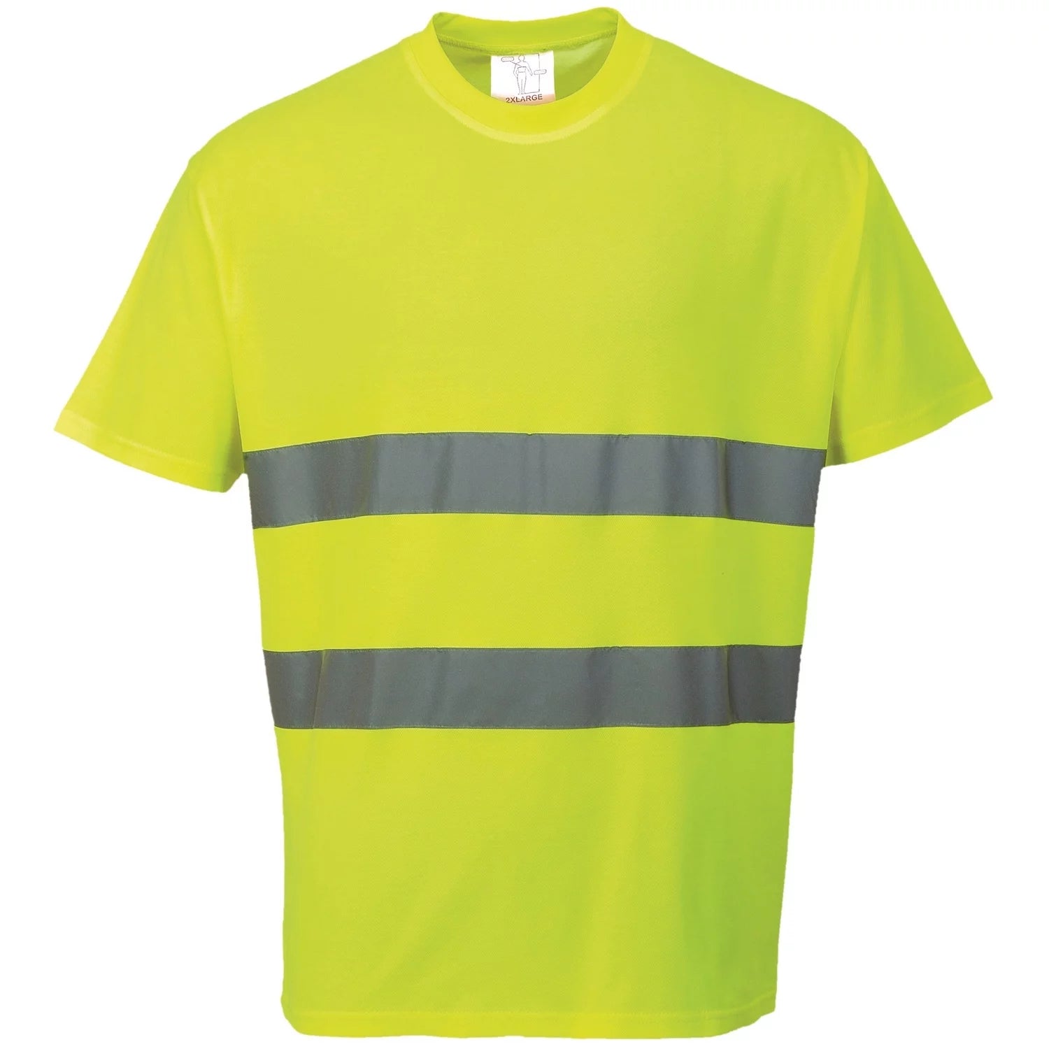Cotton Comfort Reflective Safety T-Shirt (Pack of 2)-KarWorkwear