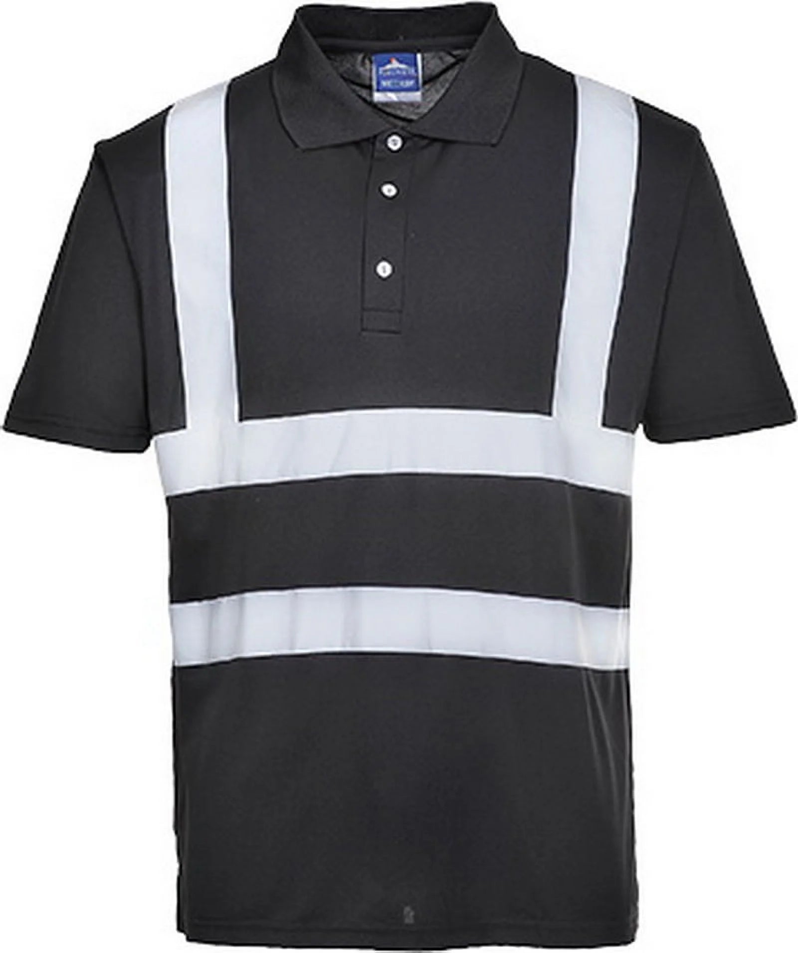 F477 Mens Reflective Iona Work Polo Shirt Navy, 5X-Large-KarWorkwear