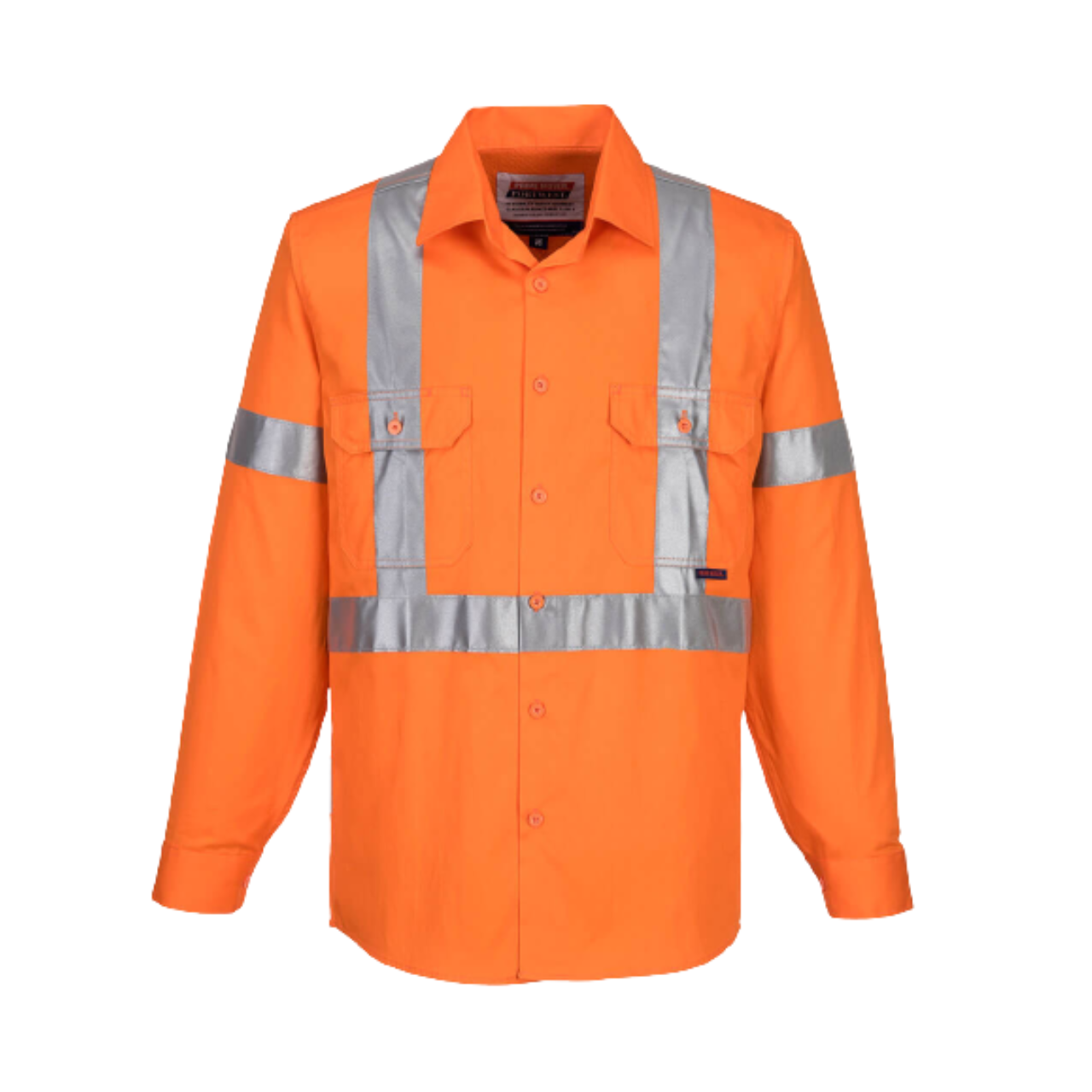 Portwest 100% Lightweight Cotton Long Sleeve Shirt with Cross Back Tape MX301-KarWorkwear