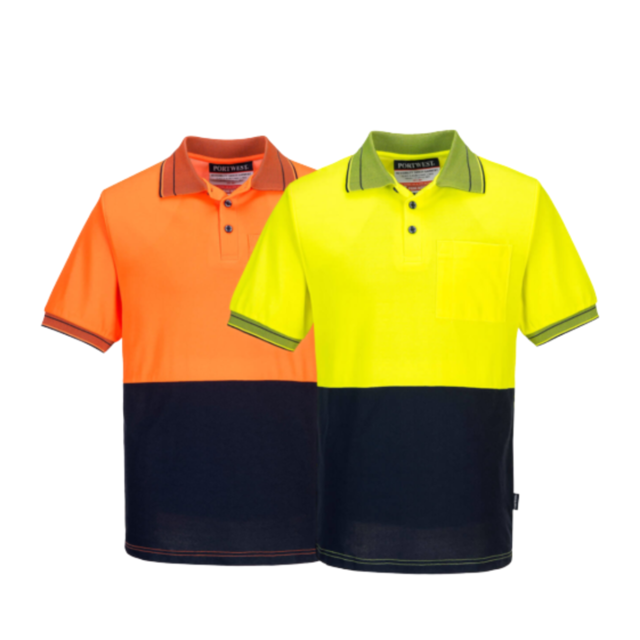 Portwest Mens Prime Mover Short Sleeve Cotton Polo Shirt Comfort Work MP210-KarWorkwear