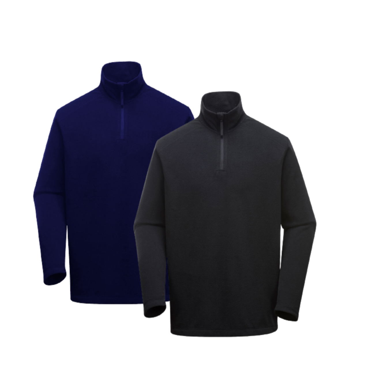 Portwest Mens Staffa Microfleece Pullover Jumper 1/4 Zip Warm Long Sleeve F180-KarWorkwear