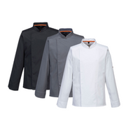 Portwest MeshAir Pro Jacket L/S Lighweight Slim Fit Chef Jacket Comfy C838-KarWorkwear