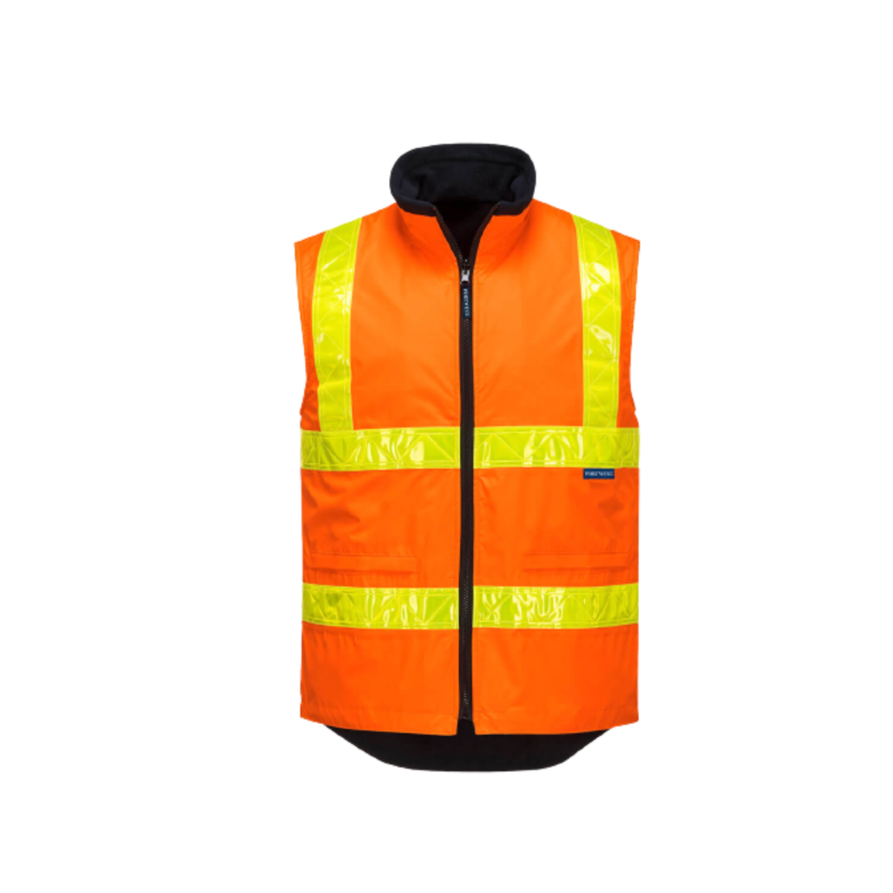Portwest Polar Fleece Vest with Micro Prism Tape Reflective Safety MY214-KarWorkwear