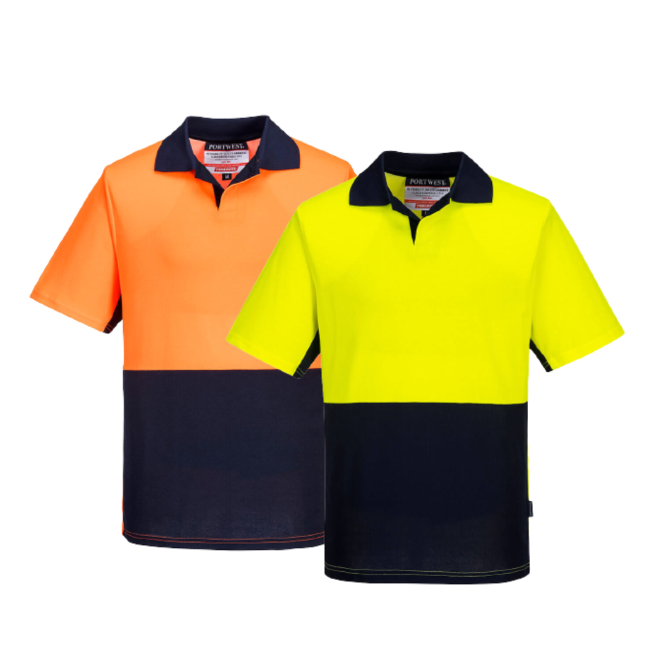 Portwest Short Sleeve Food Industry Cotton Comfort Polo Work Safety MF210-KarWorkwear