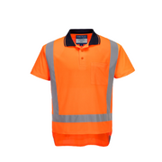 Portwest TTMC Short Sleeved Polo Lightweight Reflective Work Safety TM311-KarWorkwear