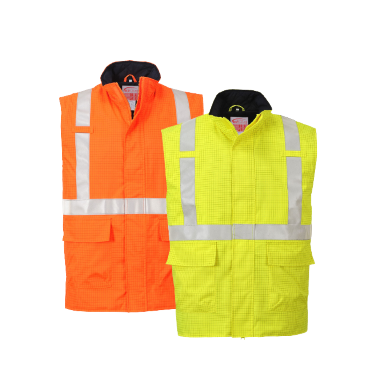 Portwest Bizflame Rain Hi-Vis Antistatic FR Bodywarmer Lightweight Safety S776-KarWorkwear