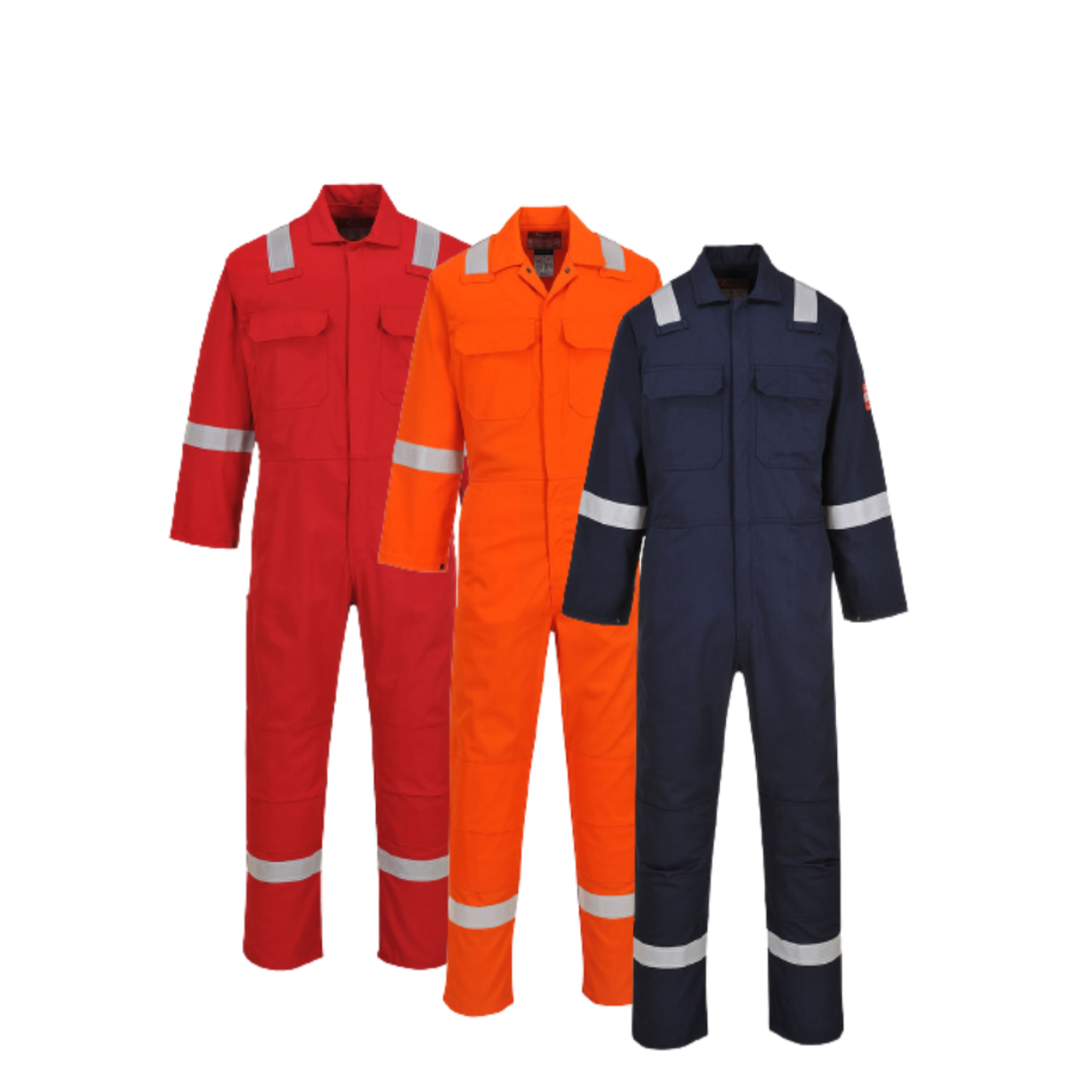 Portwest Bizweld Iona Coverall Flame Resistant Reflective Tape Hi Vis BIZ5-KarWorkwear
