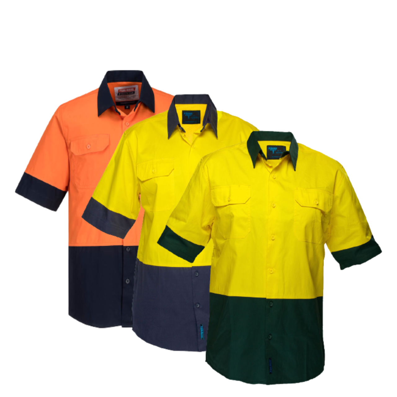 Portwest Hi-Vis Two Tone Lightweight Short Sleeve Shirt Reflective Safety MS802-KarWorkwear