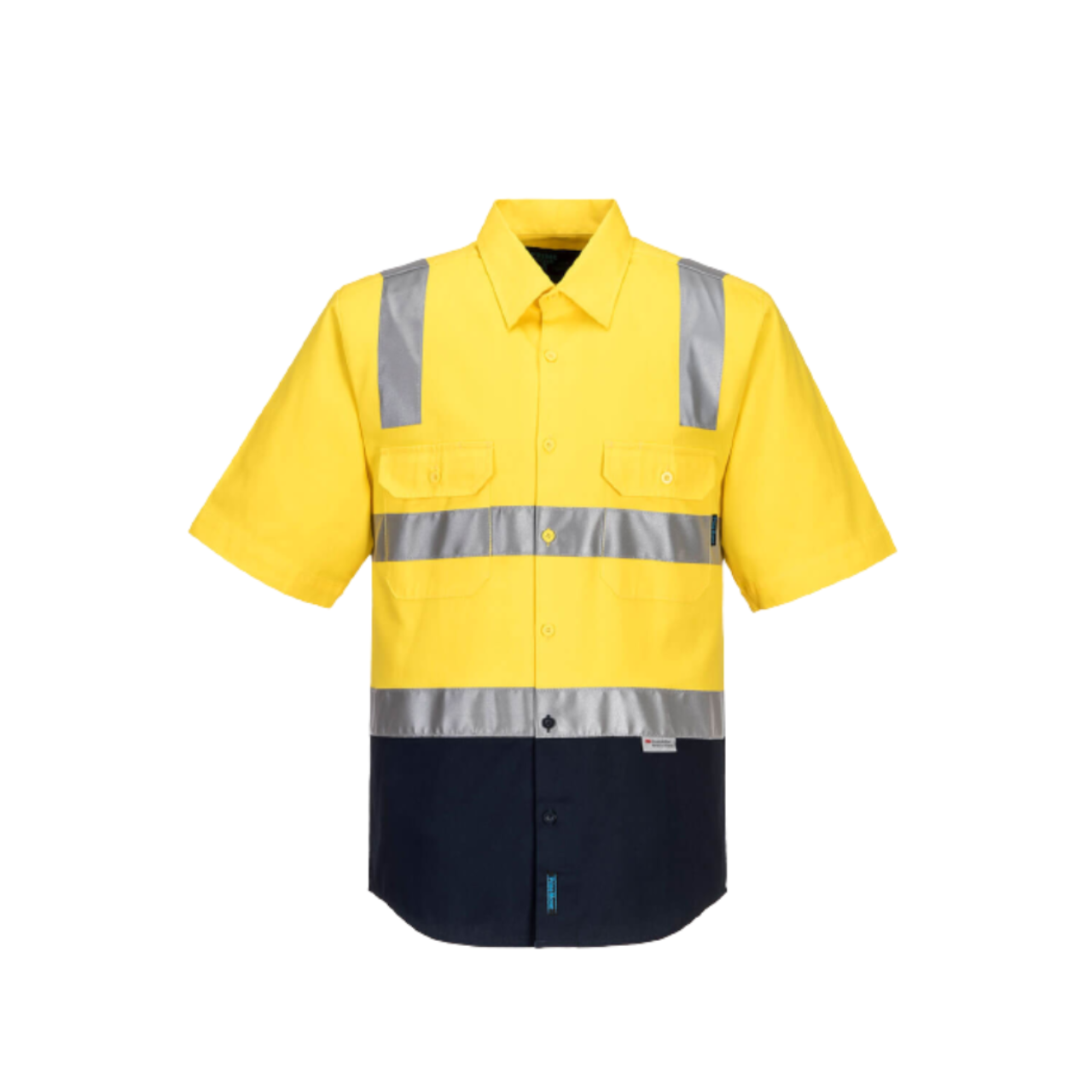 Portwest Hi-Vis Two Tone Regular Weight Shirt Tape Over Shoulder Safety MS102-KarWorkwear