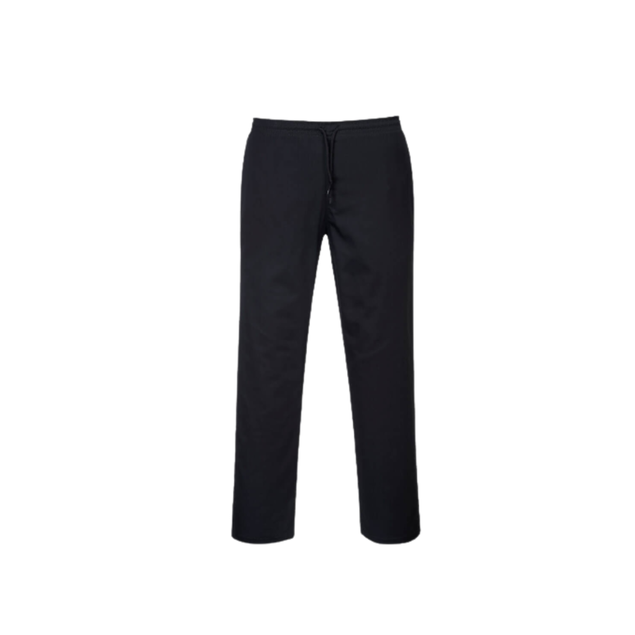 Portwest Drawstring Pants Lightweight Comfortable Black Chef Pant C070-KarWorkwear