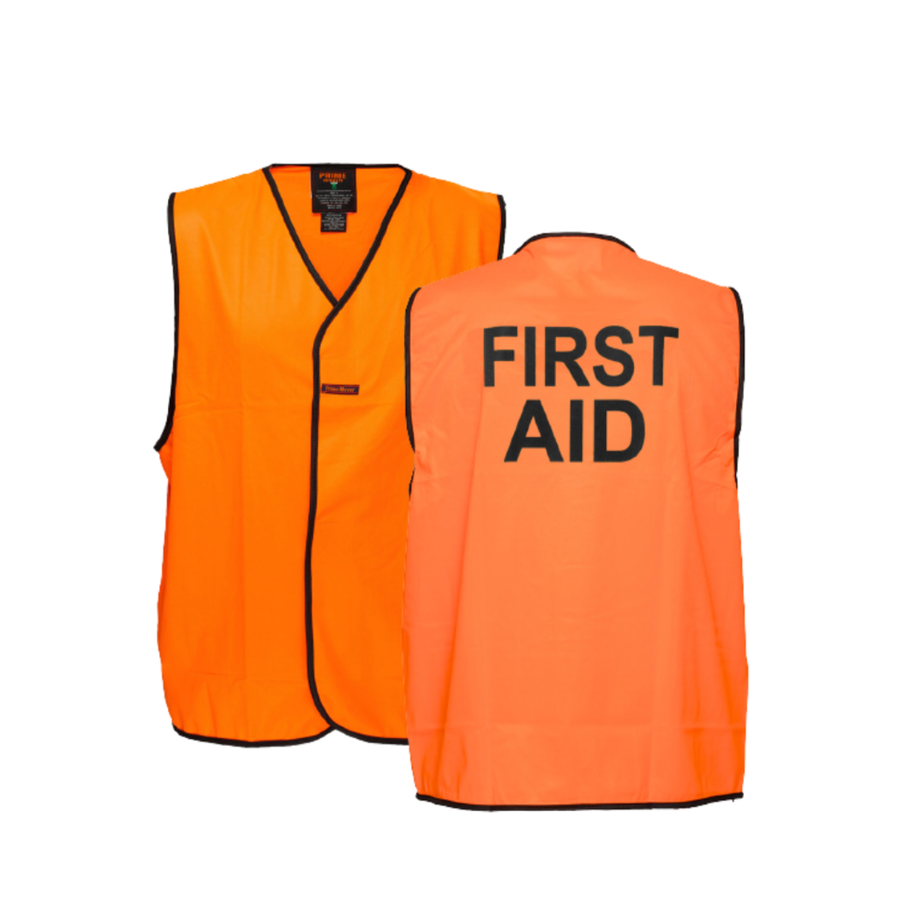 Portwest First Aid Hi-Vis Vest Class D Comfort Touch Tape Work Safety MV117-KarWorkwear