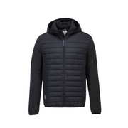 Portwest KX3 Baffle Jacket Front Zip Opening Hooded Grey Marle Jacket Comfy T832-KarWorkwear