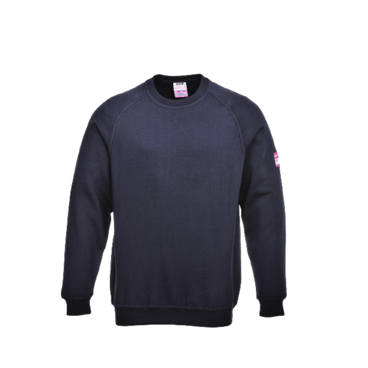 Portwest Flame Resistant Anti-Static Long Sleeve Brushed Fleece Crew Jumper FR12-KarWorkwear