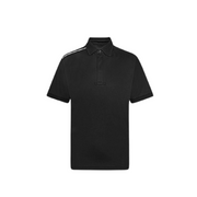 Portwest KX3 Polo Shirt Breathable Ribb Collar Black Short Sleeve Shirt T820-KarWorkwear