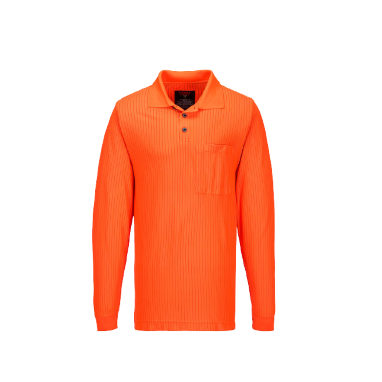 Portwest Flame Resistant Anti-Static Polo Orange Jumper Long Sleeve Shirt MF813-KarWorkwear
