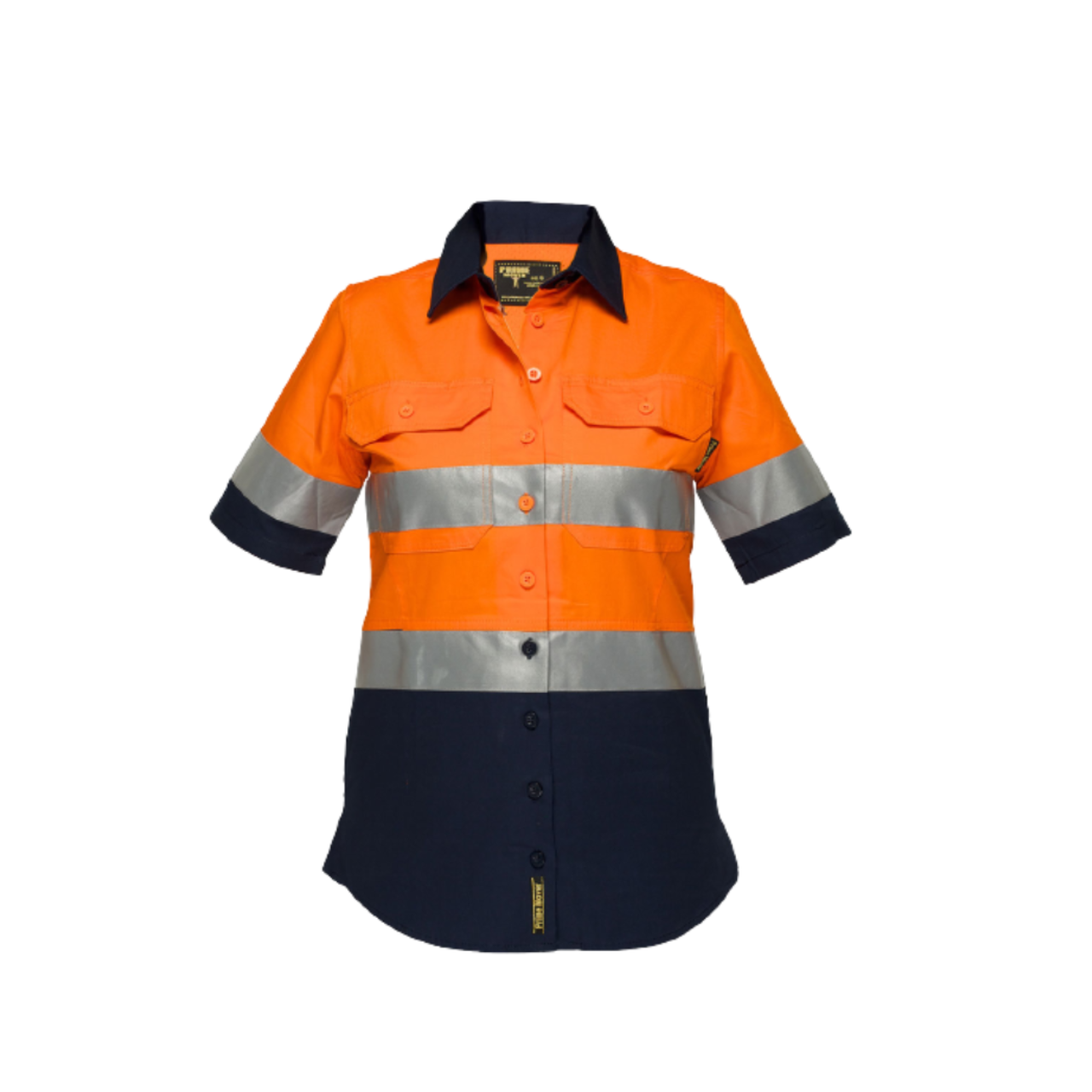 Portwest Ladies 2 Tone Lightweight Short Sleeve Shirt with Tape Hi VisTex ML809-KarWorkwear