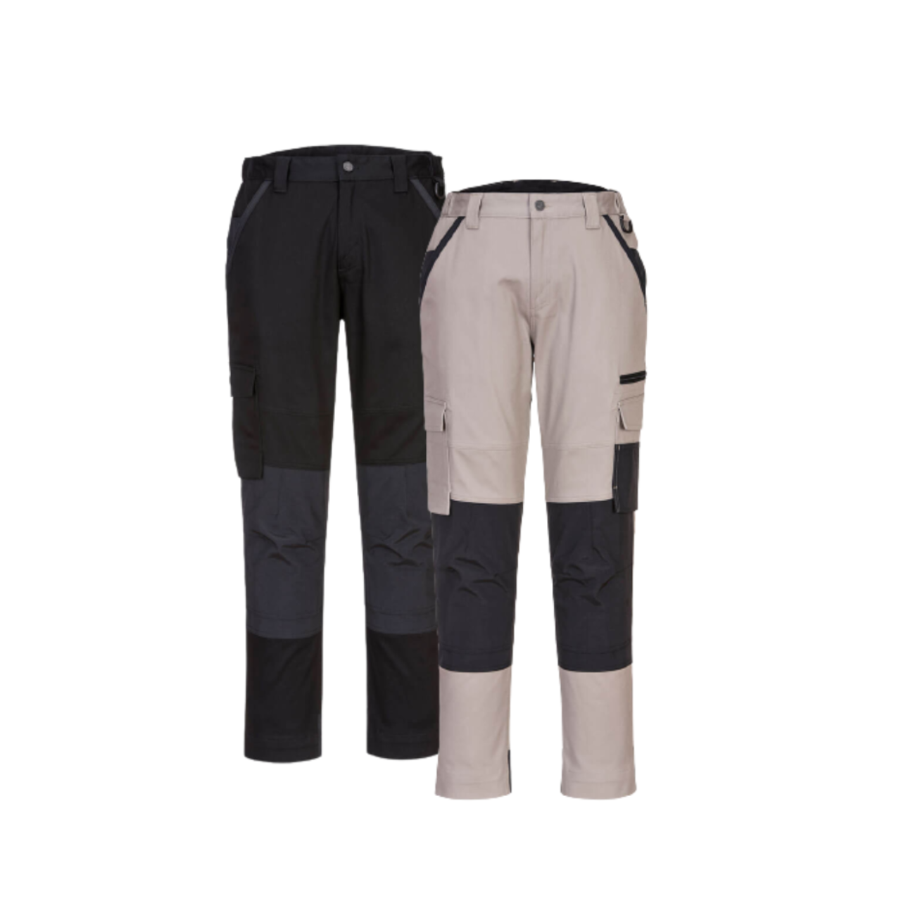 Portwest Ladies Stretch Slim Fit Trade Pants Cotton Cargo Pants Comfort LP402-KarWorkwear