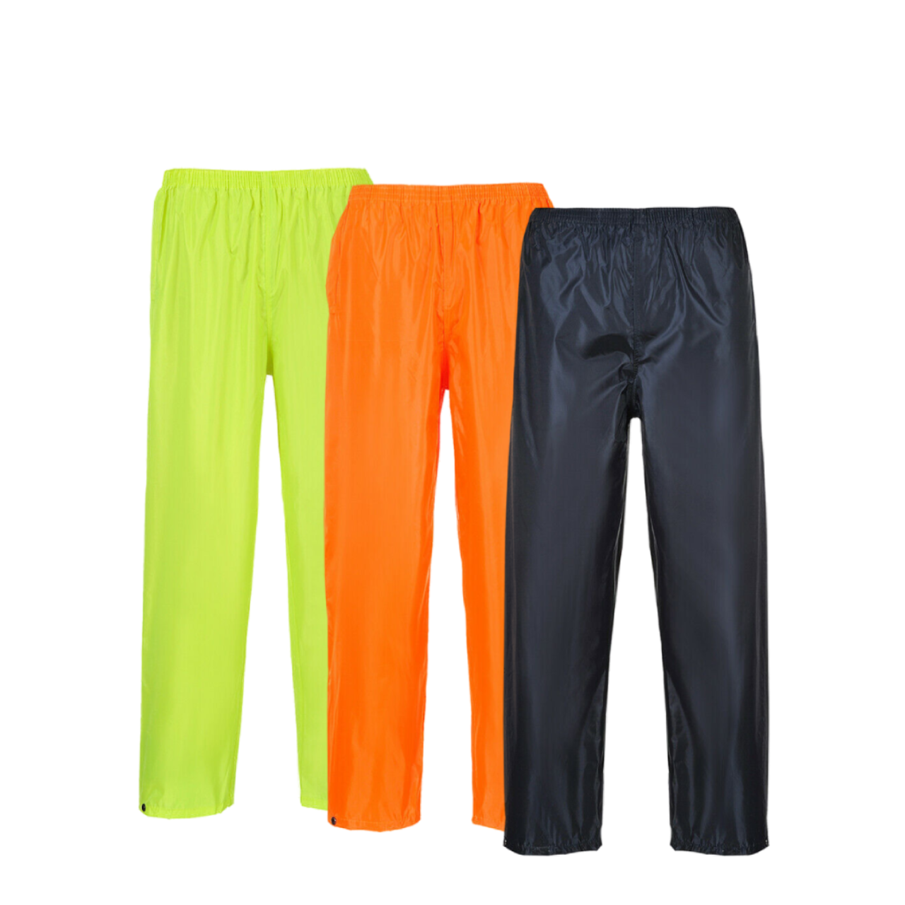Portwest Mens Classic Adult Rain Pants Lightweight Pant Waterproof Safety S441-KarWorkwear