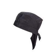 Portwest Chefs Bandana Black Restaurant Uniform Comfortable S903-KarWorkwear