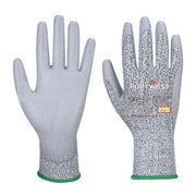 A620 Cut Resistant Work Gloves PU Palm Dipped Gloves Gray, Large-KarWorkwear