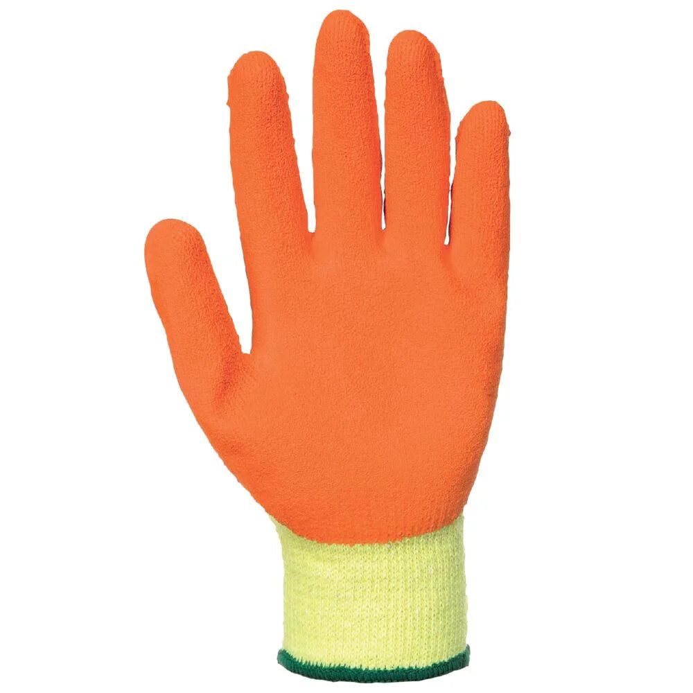 A150 Latex Grip Work Gloves - Palm Dipped Orange, Medium-KarWorkwear