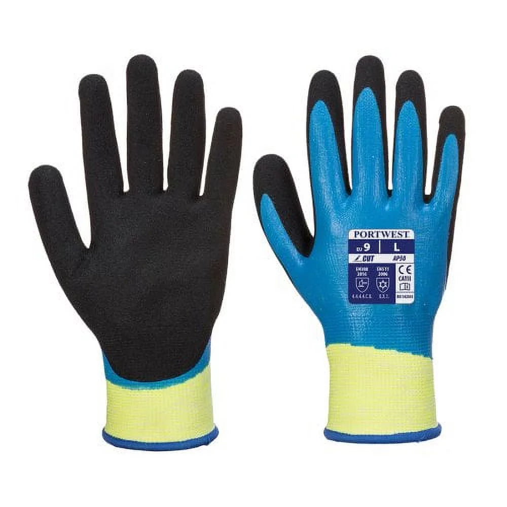 AP50 Aqua Cut Pro Glove Blue/Black, Medium-KarWorkwear